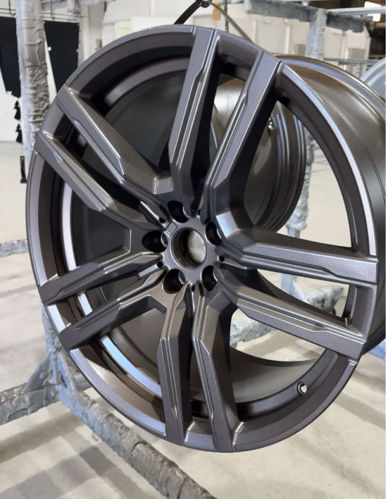 Gunmetal Powder Coated Rim